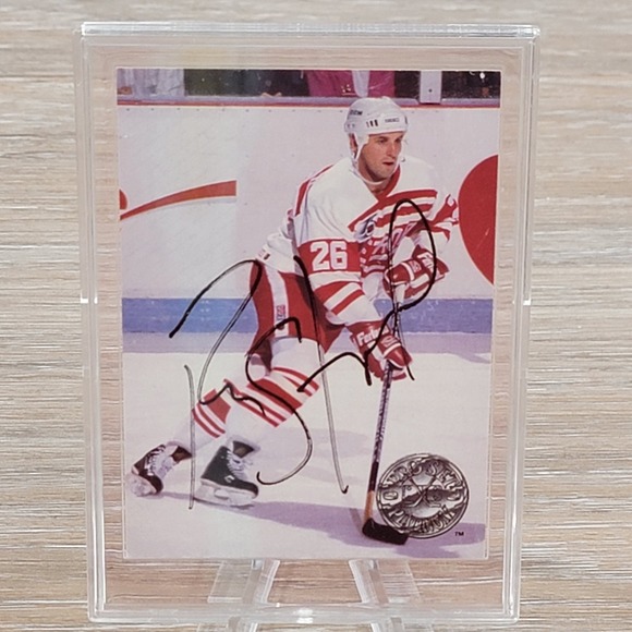 Other - Ray Sheppard Signed 1992 Pro Set Platinum Performer Card 169 Detroit Red Wings